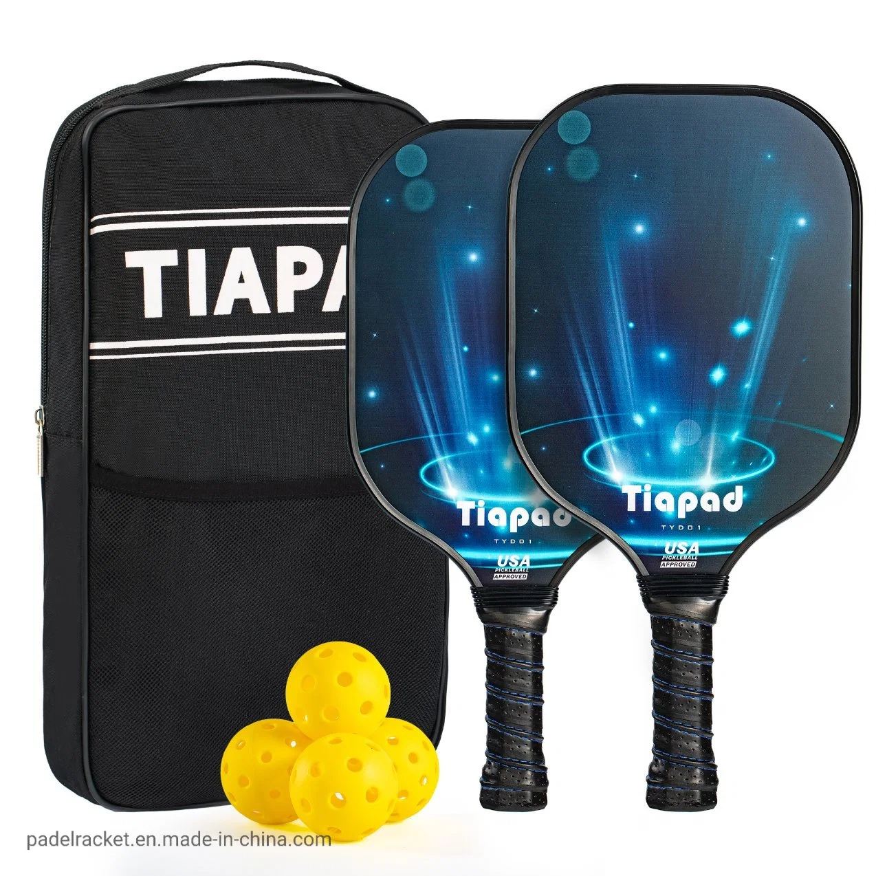 Indoor Sports de plein air fabricant de fibre de carbone d'alimentation 3K 12K Pickleball Raquettes de tennis Paddle Tennis Sports de raquette Pickleball Usapa approuvé cardio-training