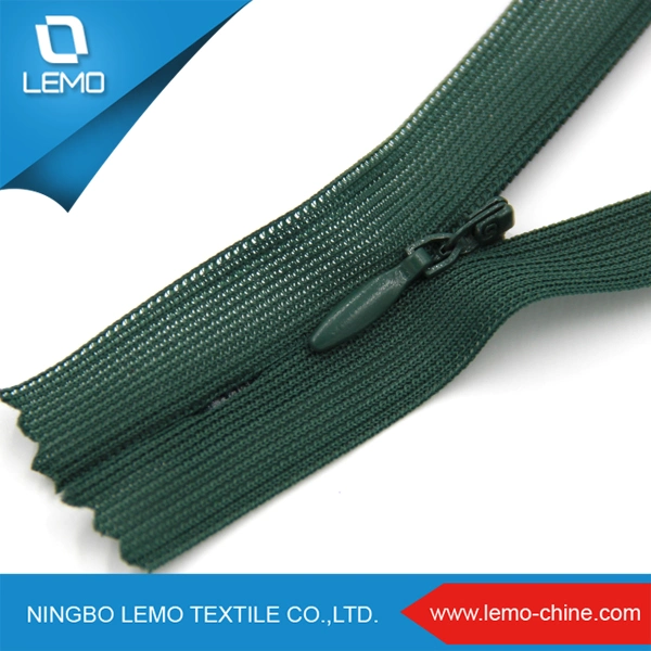 Colorful Invisible Zipper with High quality/High cost performance 