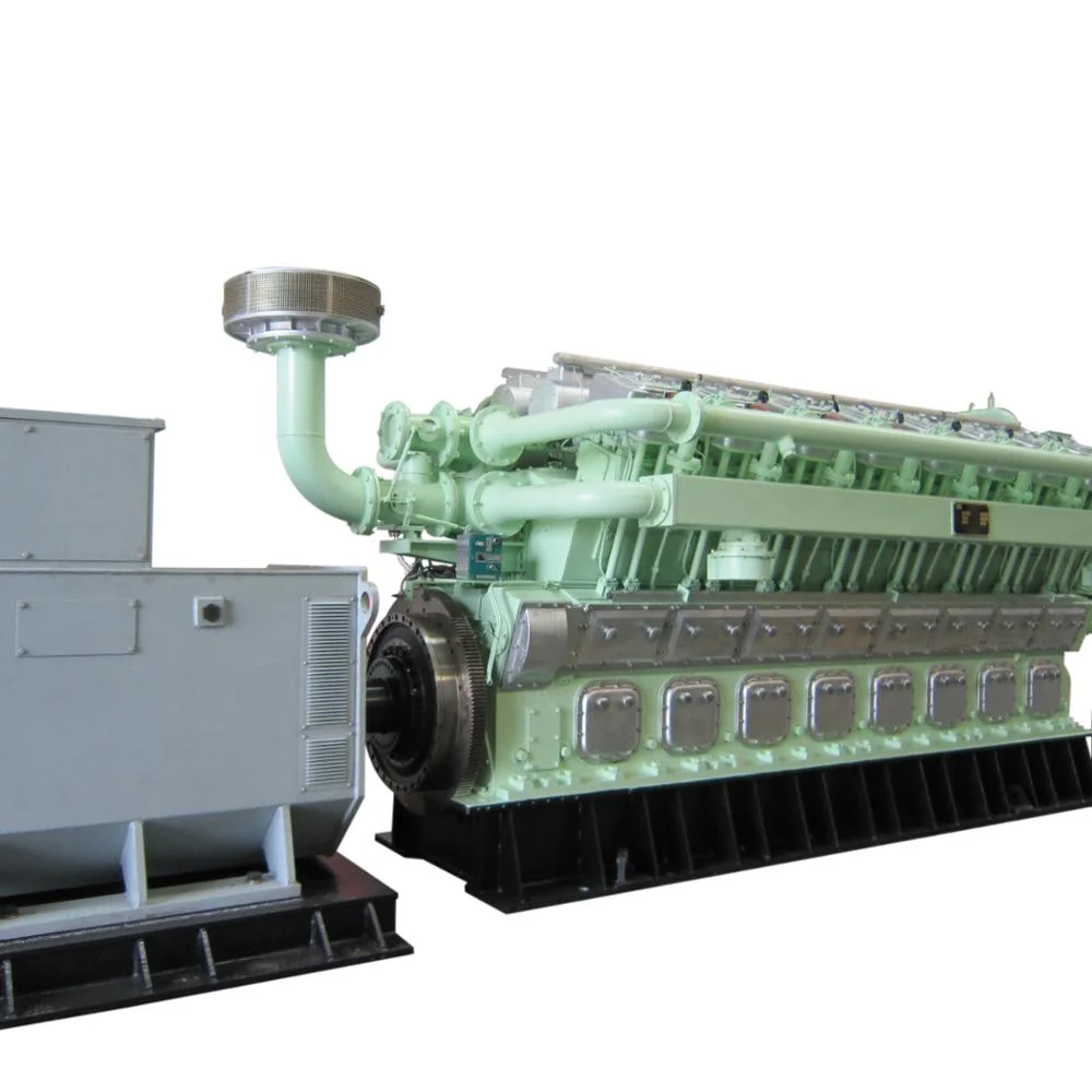 300 Series 800kw Low Speed Wood Gas Generator Set High Efficiency