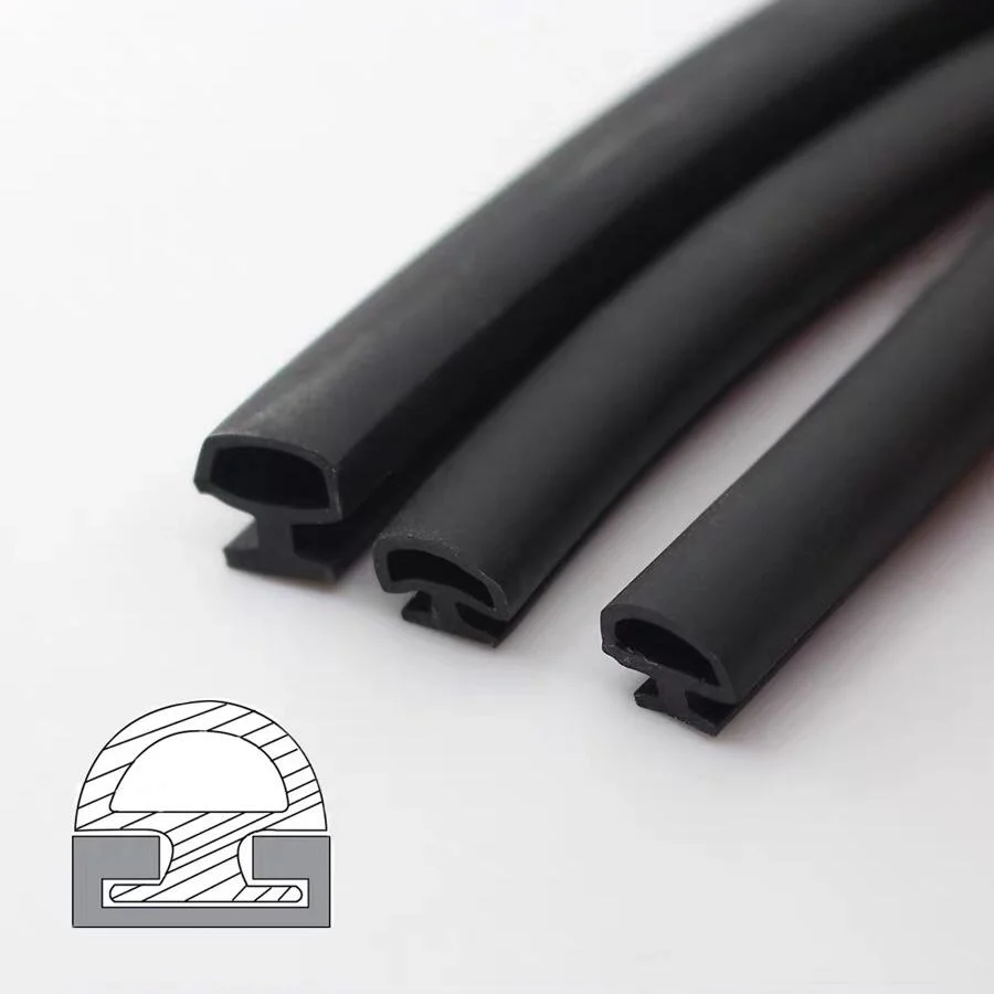 Silicone Pile Weather Stripping Weatherproof Door Window Frame Seal Strip