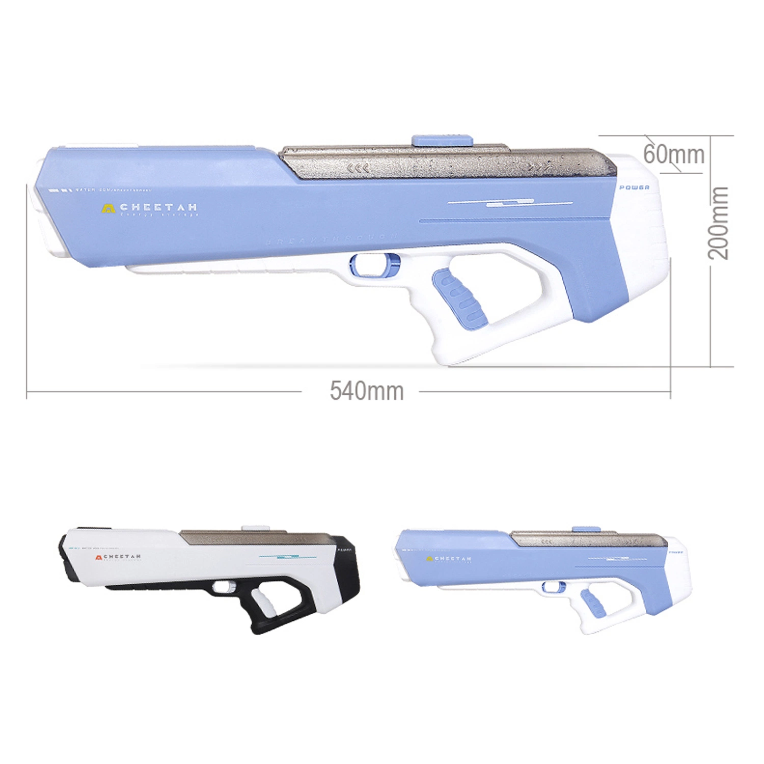 Pistola de agua eléctrica juguetes para niños y adultos de gran capacidad de Batería 1000ml