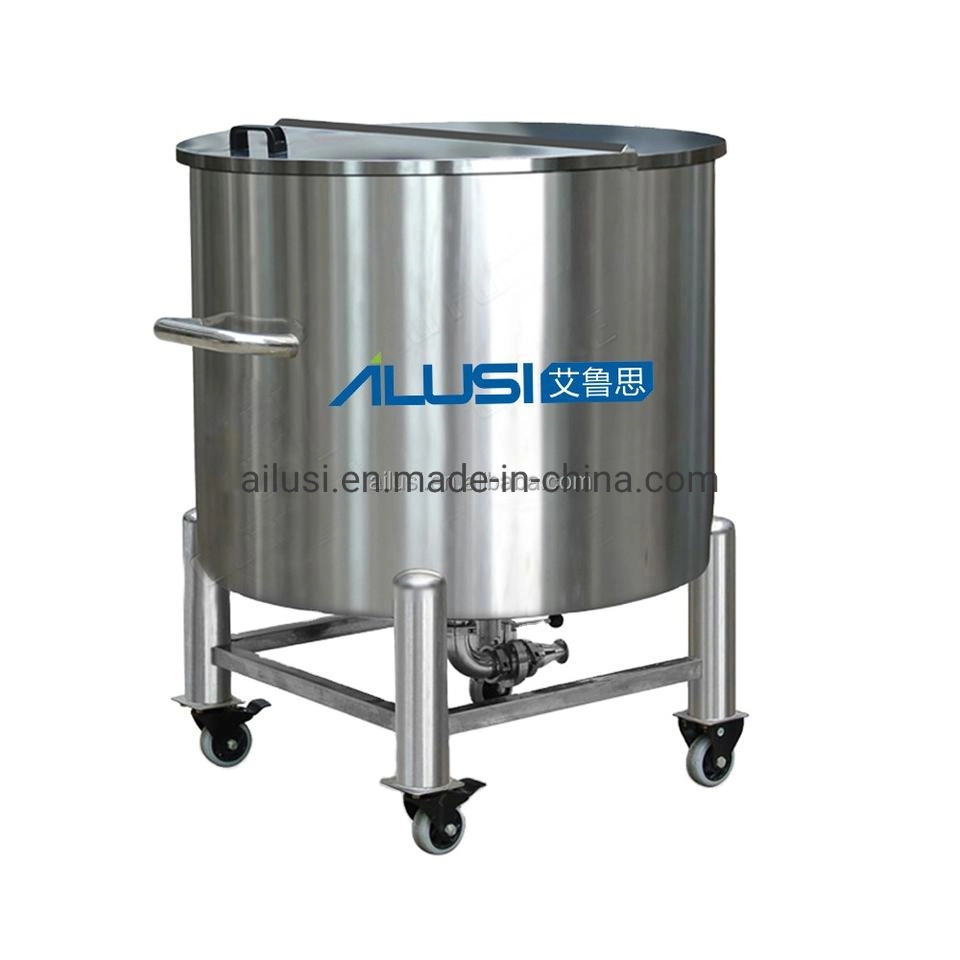 Movable Storage Water Drum Stainless Steel Storage Tank