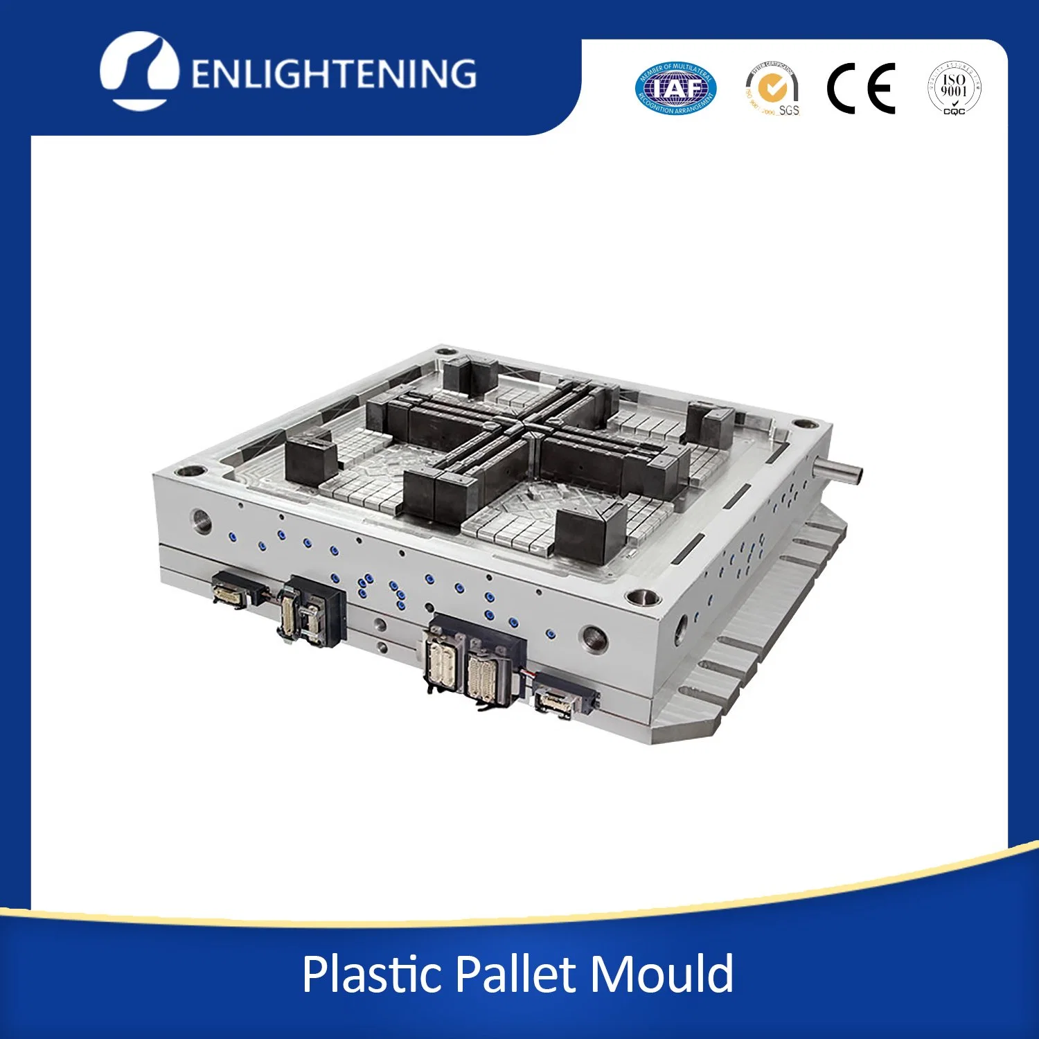 High quality/High cost performance  Medium Duty Low Price Industrial Plastic Pallet Injection Mold Molding for 140*120*15cm Nestable Pallet Make