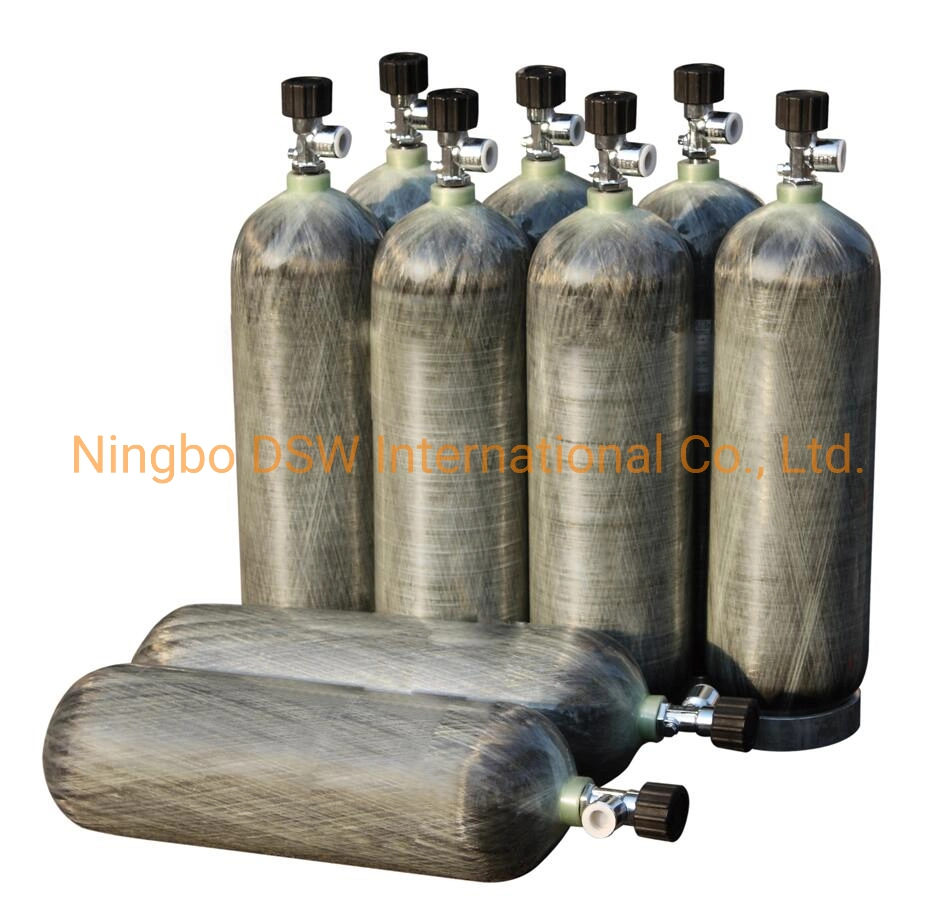 3,0L 300bar Scba Cilindros de composto de carbono do cilindro sobressalente para aparelhos respiratórios de ar