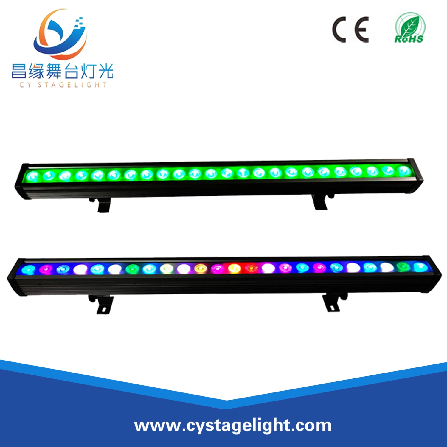 Pixel Control Outdoor LED Wall Washer Light 24PCS 3W RGB 3in1 LED Floodlight