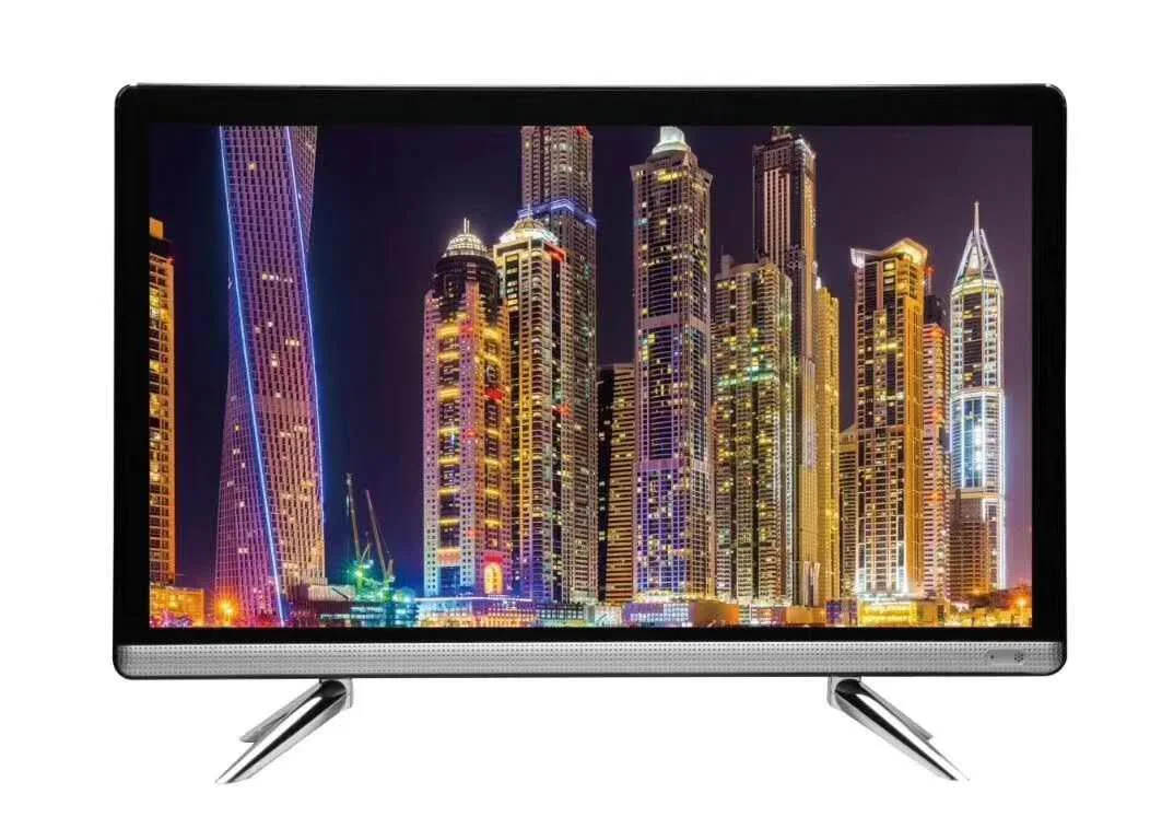 Melhor qualidade de televisão HD TV doméstica OEM preto 22 24 polegadas LCD Android WiFi DVB LED inteligente TV Solar