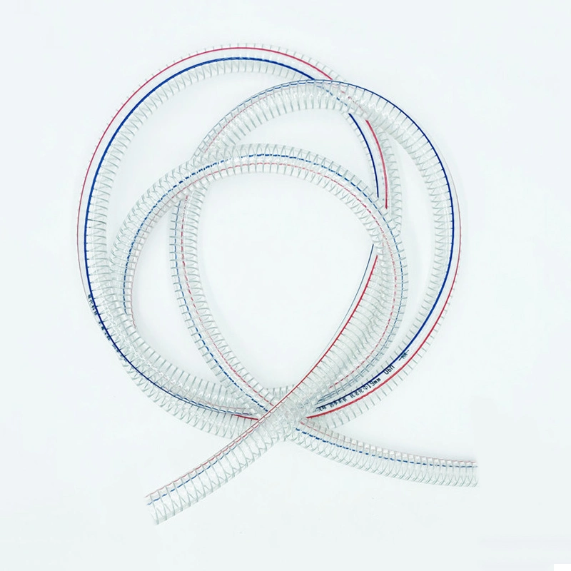 Production of Customizable Clear PVC Steel Wire Reinforced Suction Hose