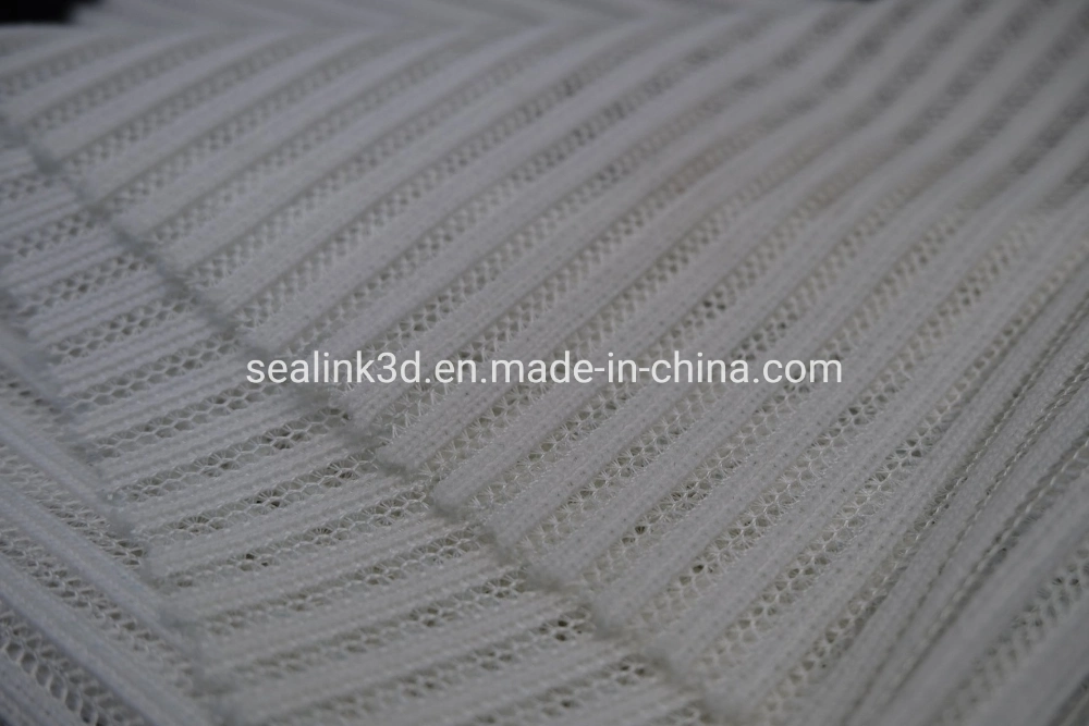 Three-Dimensional Hollow Grid Sandwich Fabric for Lady Dress Skirt