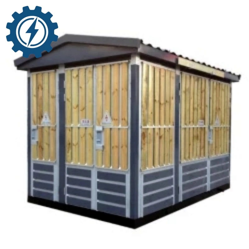 Chine Prix bon marché extérieur tôle d'acier Mobile Prefabricated Compact Box Saisissez sous-station