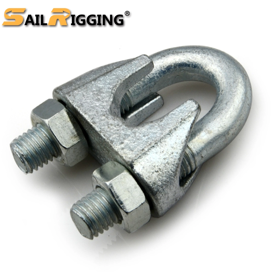 Zinc Plated DIN741 Malleable Wire Rope Clips 3mm-40mm