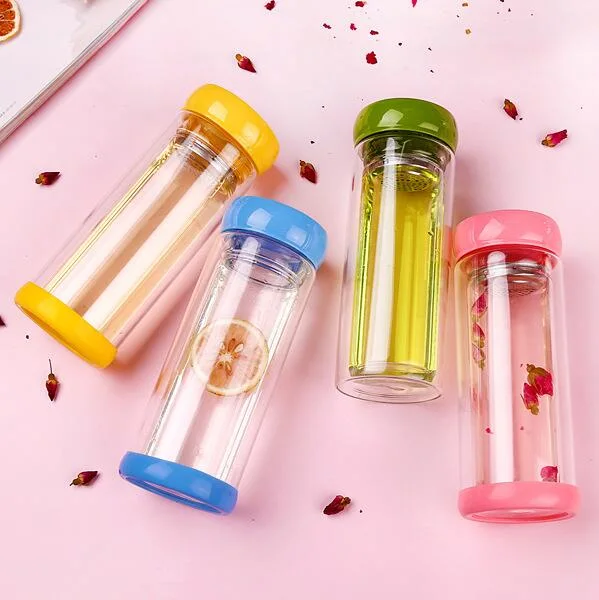 Sports Water Bottle Glass Travel Cup Birthday Gift Cup