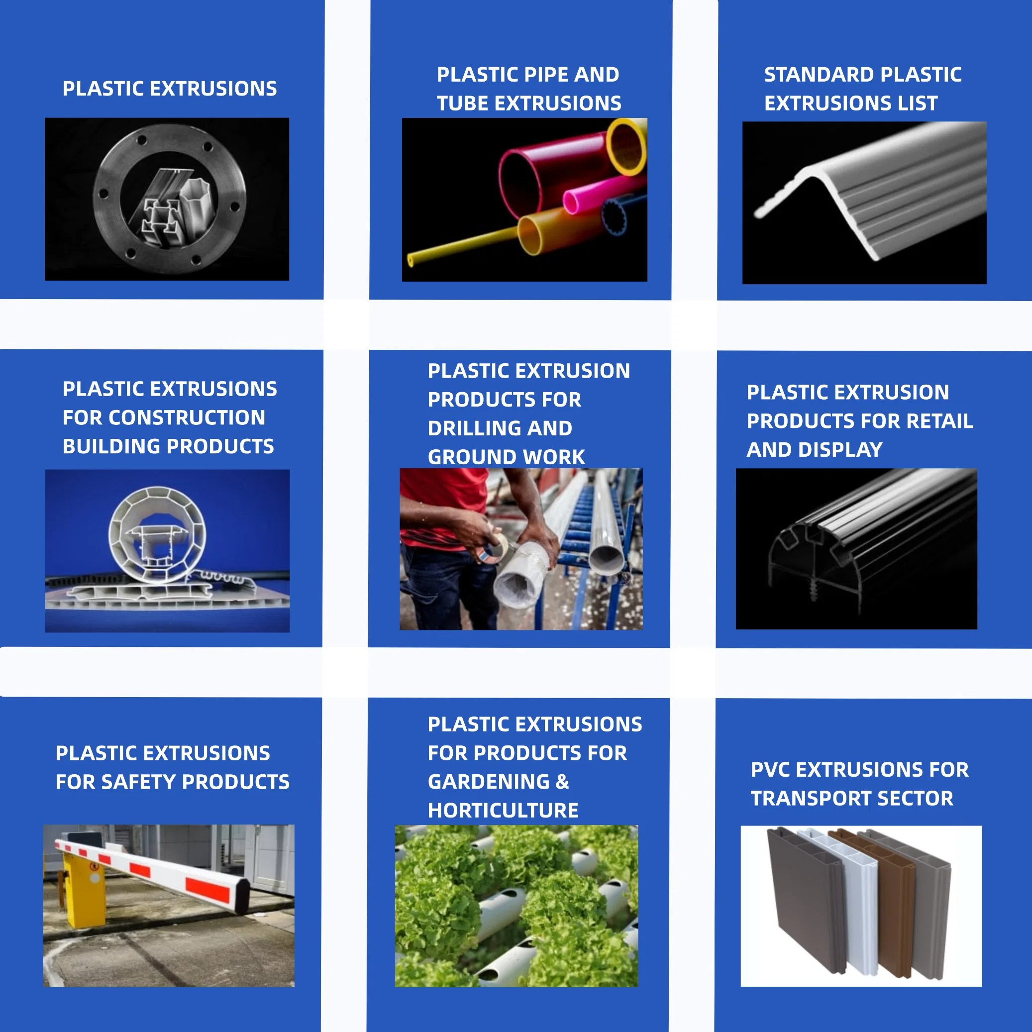 Plastic Extrusion Companies Make Custom PVC/UPVC Profiles for Windows/Doors Europe Market