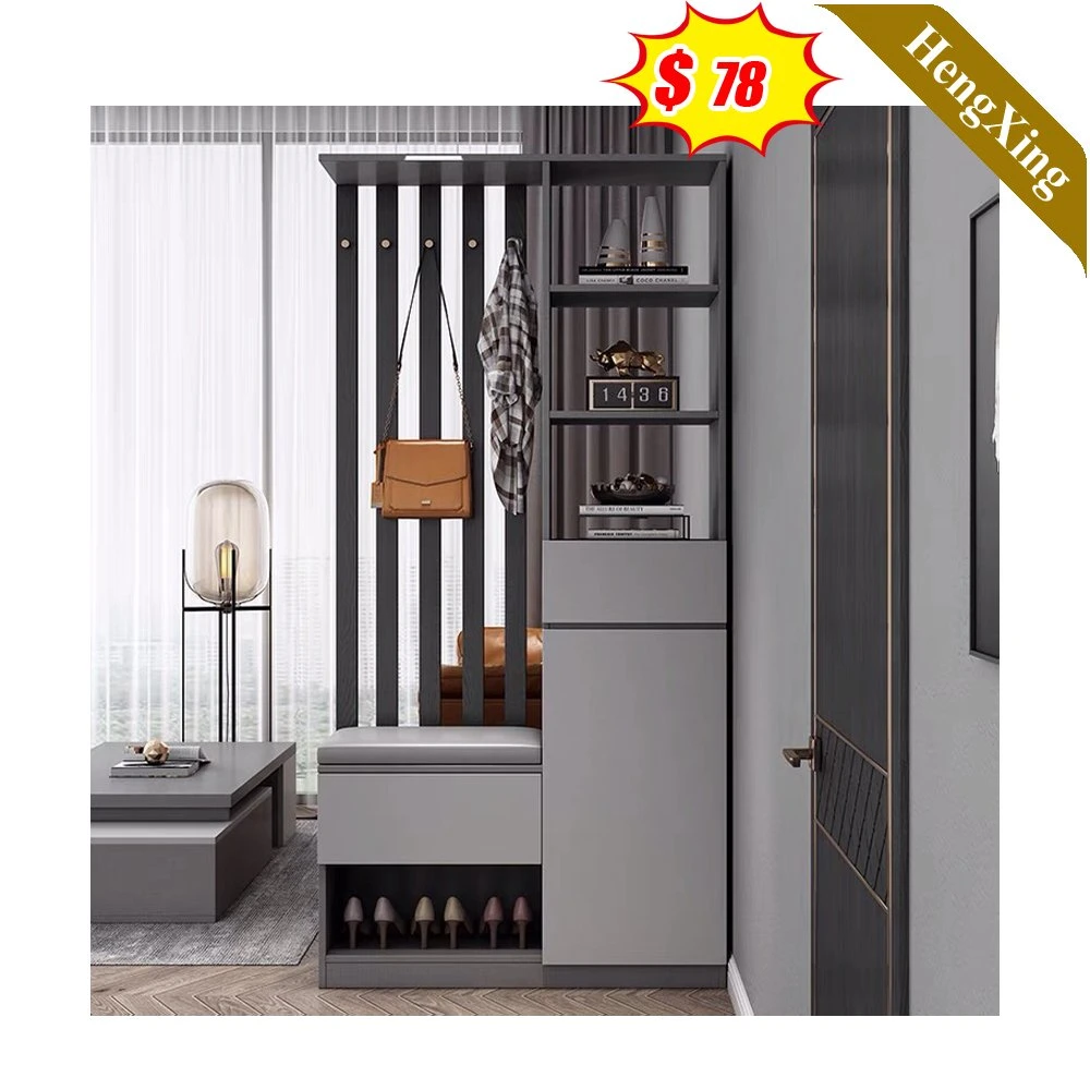Elegant Modern Fashion Wood Living Room Furniture Storage Side Board Door Clothes Coat Rack