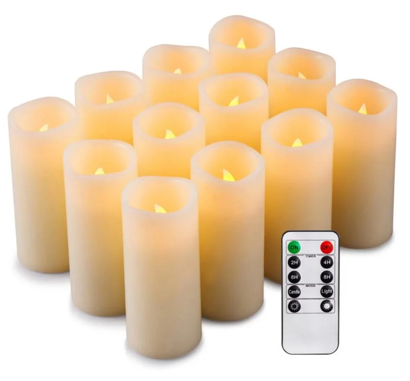 Warm Light Tea Light with Remote Control Candle for Wedding or Birthday