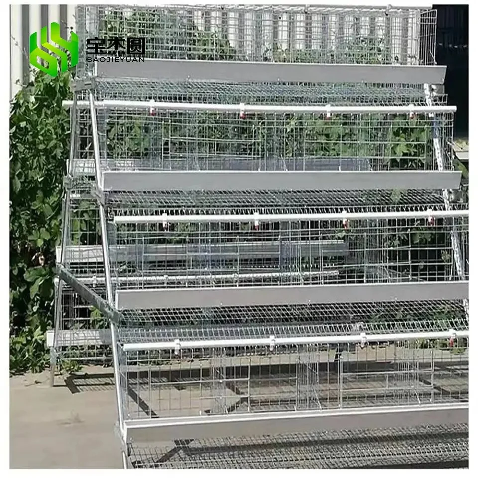 Poultry Farm Galvanized Egg Laying Hens Baterry Layer Automatic Chicken Cage