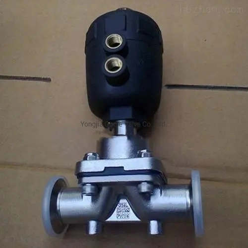 Stainless Steel Manual Operated Flanged Ends Sanitary Diaphragm Valve