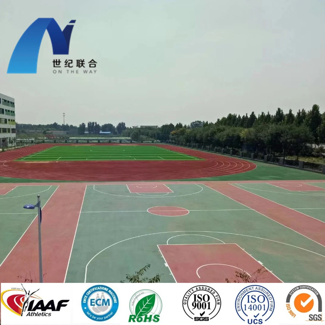 Low Price High-Quality Color Paste Courts Sports Surface Flooring Athletic Running Track