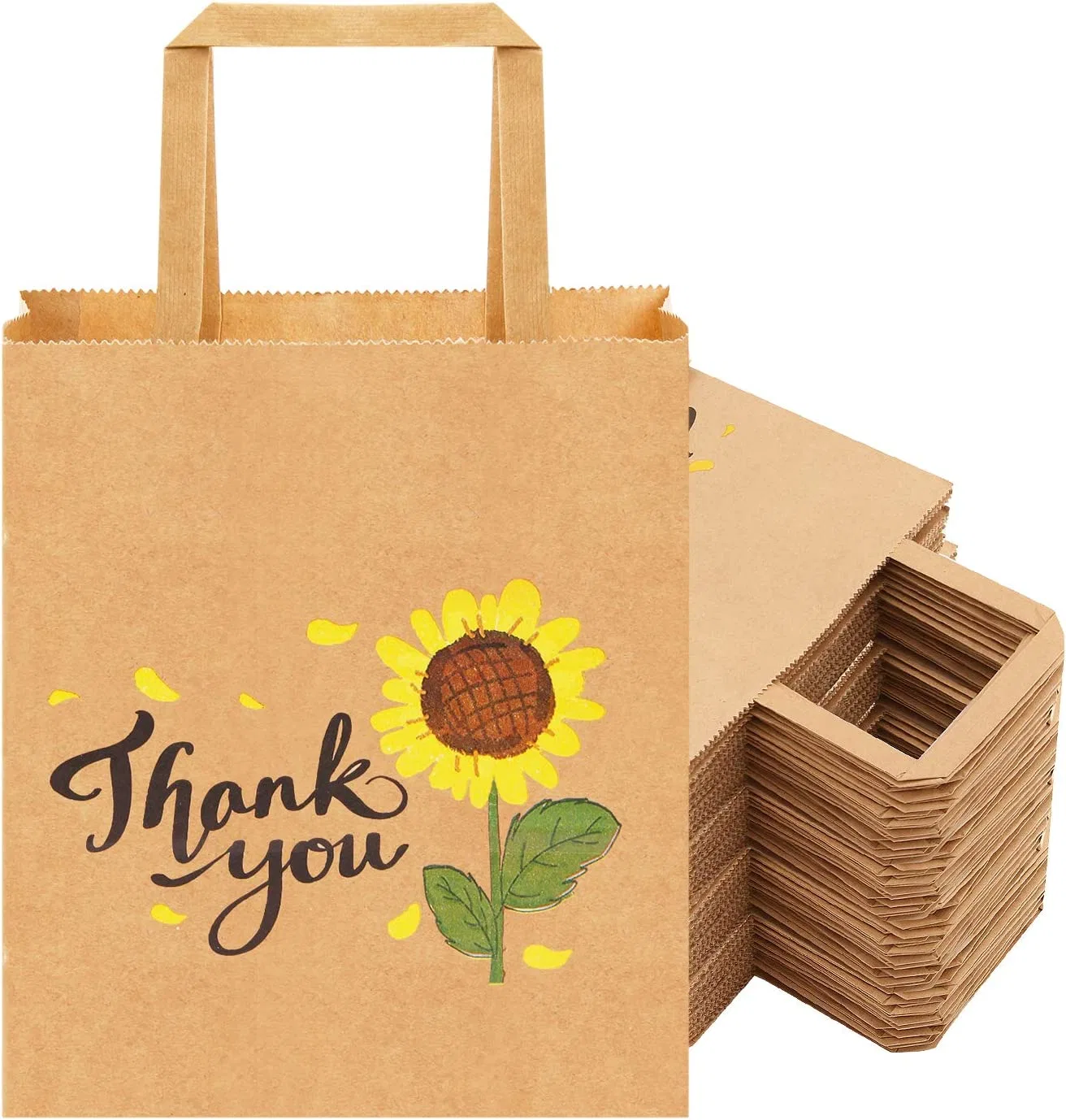 Umweltfreundliche Kraftpapier-Tasche für Hochzeit Geburtstag Geschenk-Promotion Verpackungsmaterial Für Den Einzelhandel