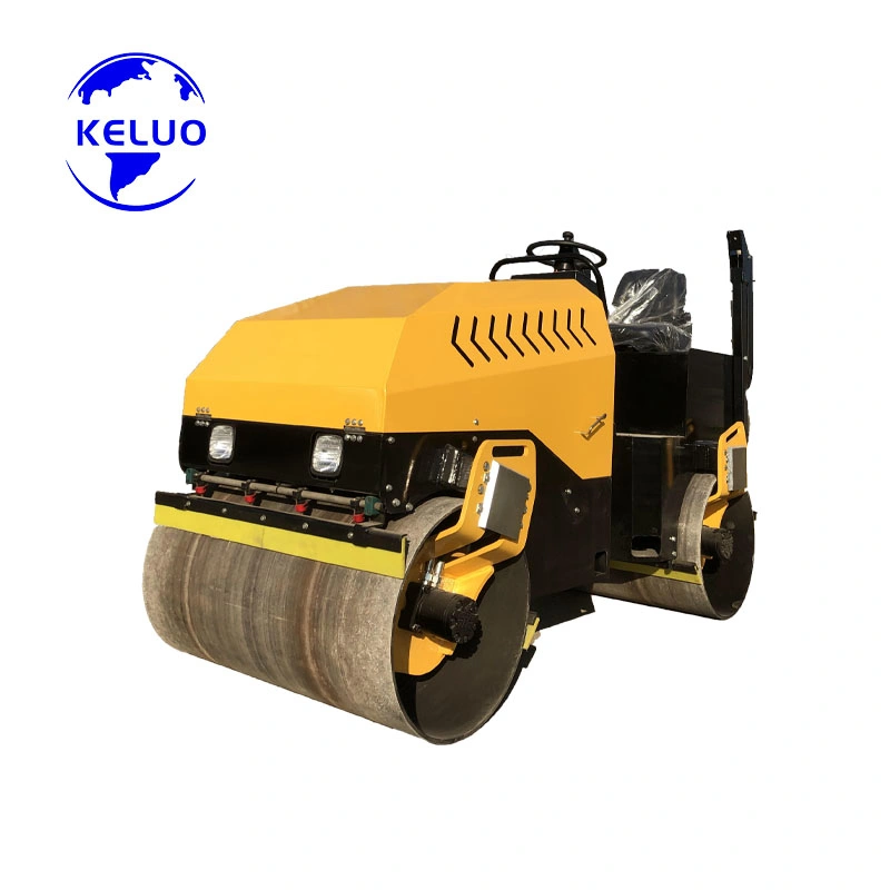 2 ton./3 Toneladas de asfalto Rodillo de acero el compactador hidráulico de doble tambor Road Roller