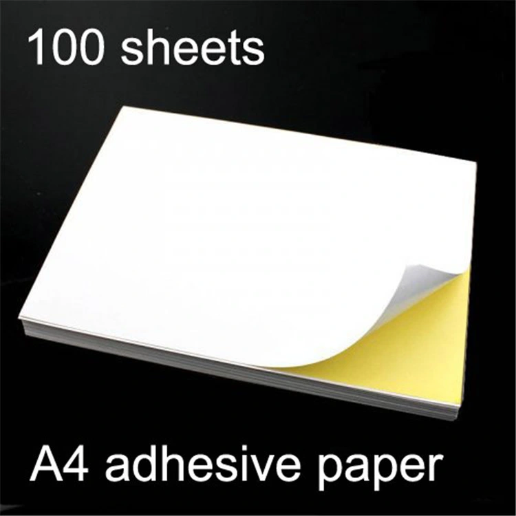 A4 Glossy Inkjet Synthetic Paper Self-Adhesive Label Printing Paper