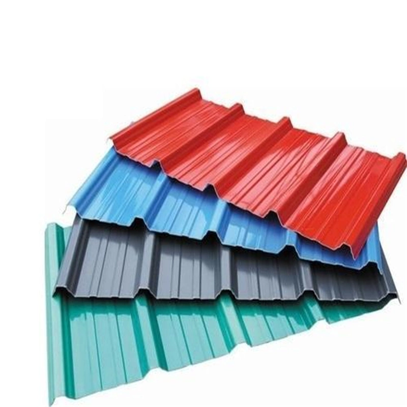 ASTM JIS GB AISI DIN BS Factory Direct Supply Pre Painted PPGI Corrugated Steel Galvanized Roofing Sheet