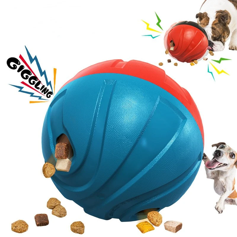 Bille de fuite de distribution de nourriture pour chien jouets grinçants