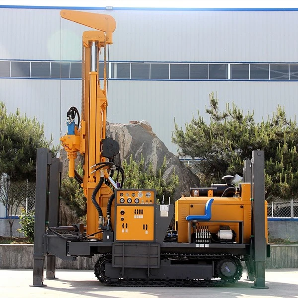 Construction Mini Trailer Mounted Portable Foundation Hole DTH Mining Drill Bore Hydraulic Deep Water Well Crawler Borehole Rotary Core Drilling Rigs Machine