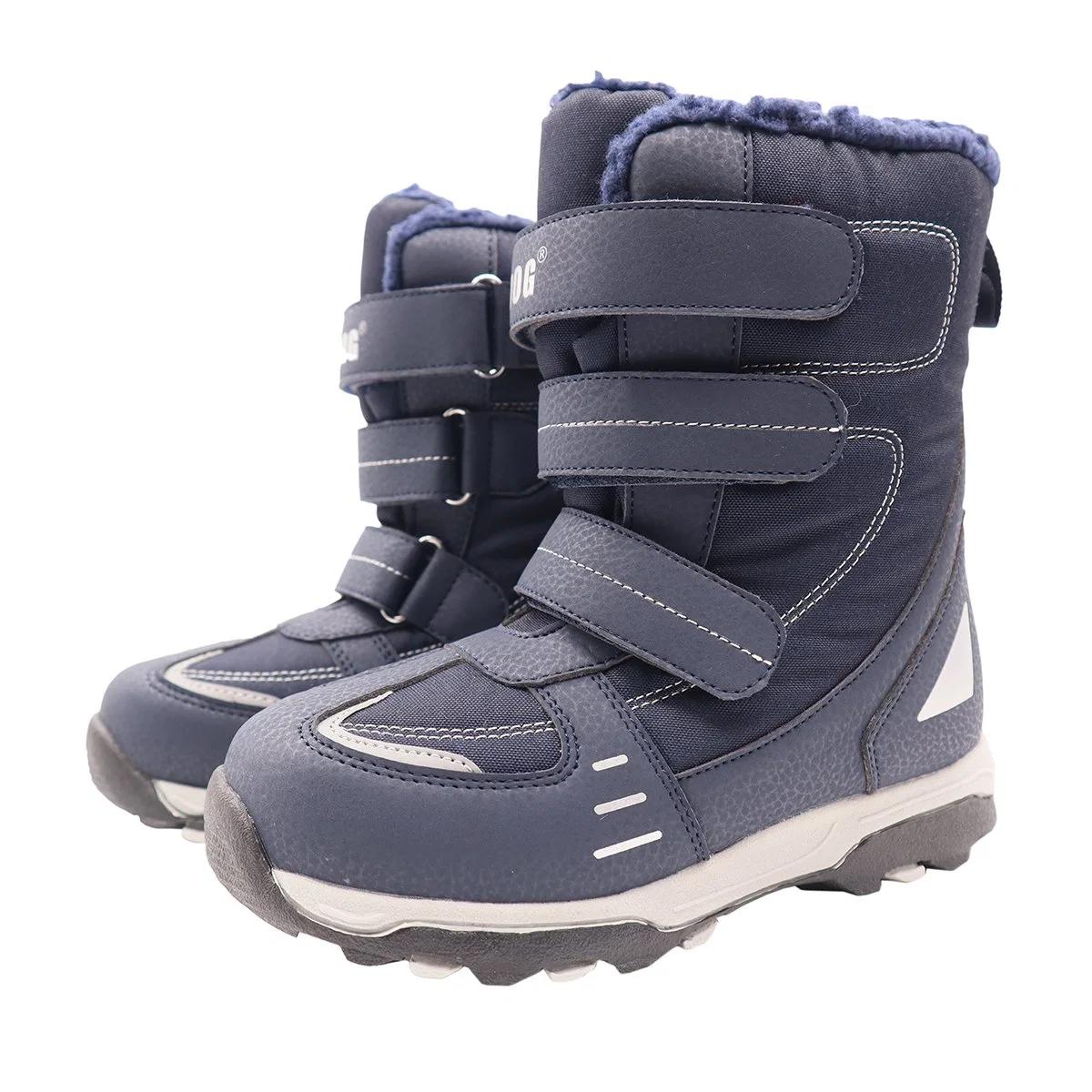 Nieve del invierno botas impermeables a mediados de la Pantorrilla zapatos para niño/niños pequeños