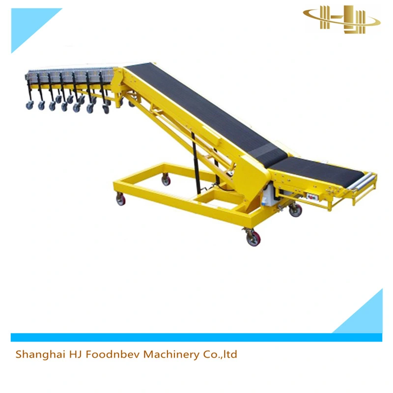 Adjustable Height Movable Ore Rubber Belt Conveyor for Truck Loading