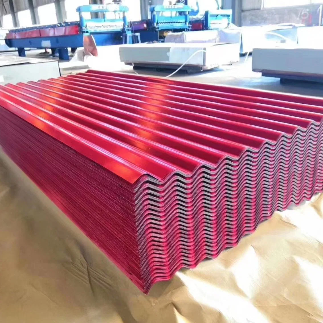 Hot Sales Thickness 0.2mm 0.6mm Corrugated Board PPGI PPGL Color Painted Roof Panel Metal Steel Roofing Sheet