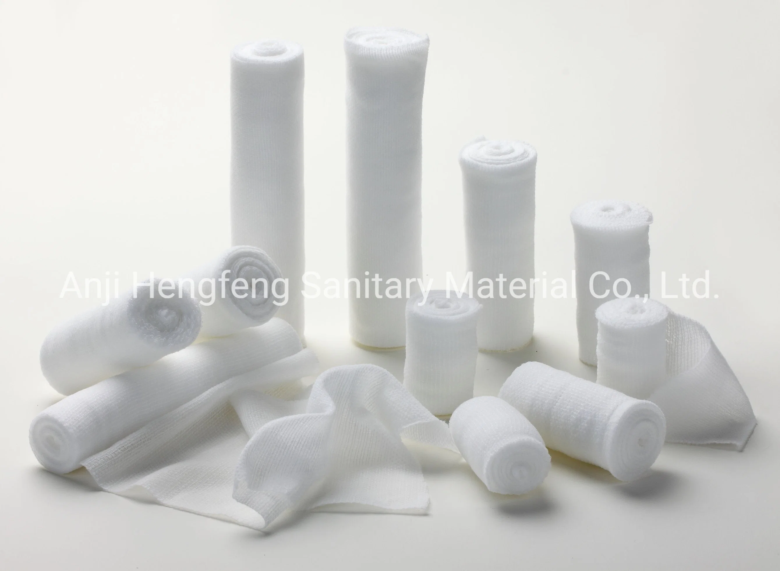 PBT Spandex Thin Thick Elastic Bandage Non-Woven Protective Self-Adhesive