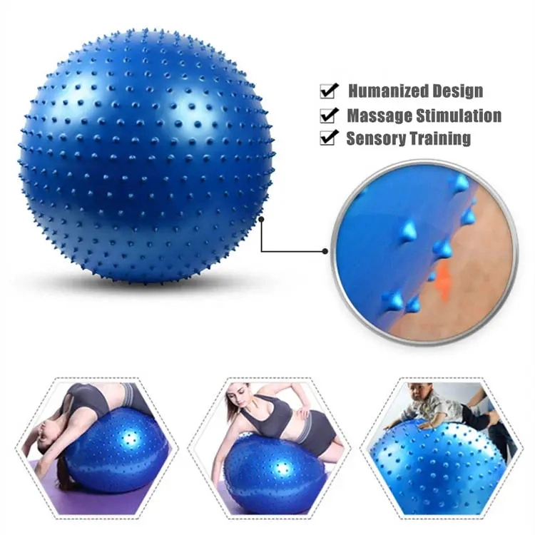 Écologique Anti-Burst imprimé personnalisé 65cm PVC Salle de Gym Fitness de l'exercice de massage Yoga Ball