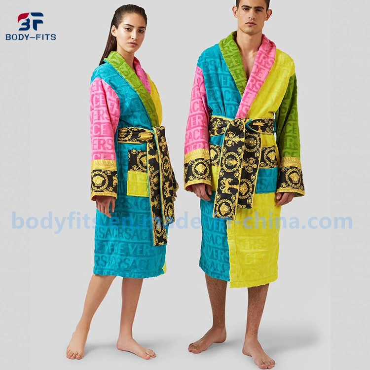 Custom Bathrobe Winter Products 2023 100% Cotton Terry Towel Pajama for Women Luxury Bath Robes with Custom Logo