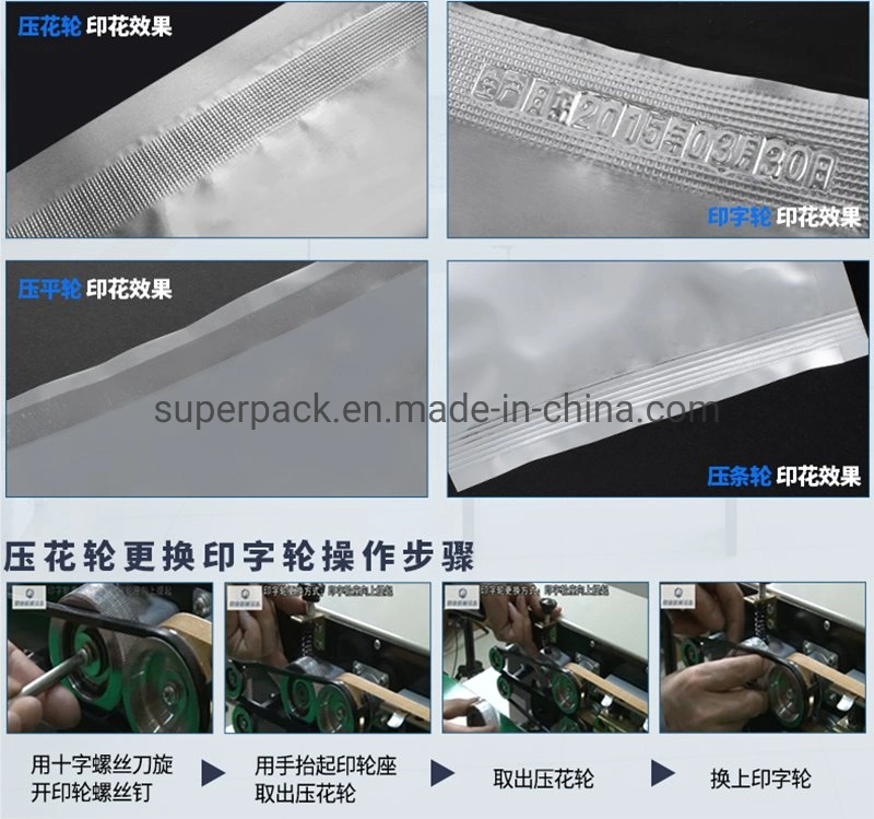 Vertical Ink Coding Band Sealer Heating Packing for Plastic Food Bag