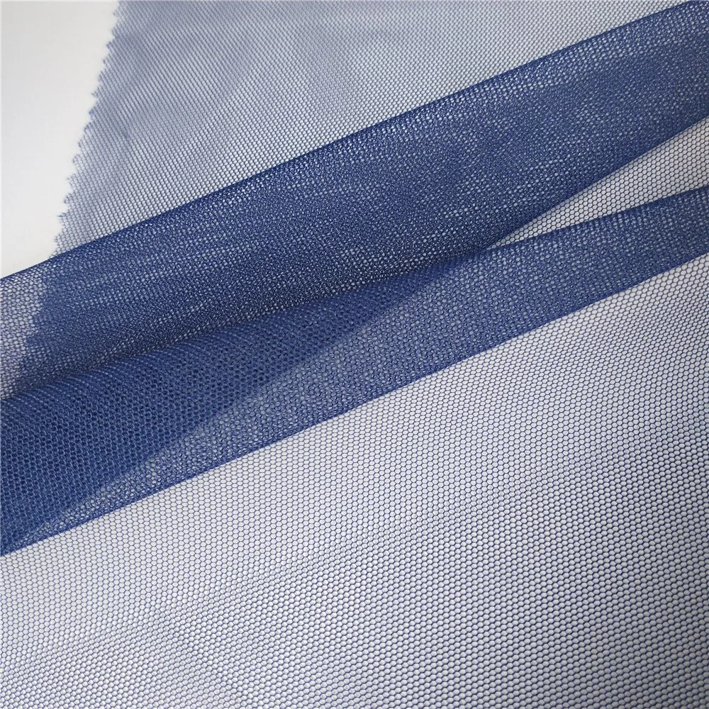 100% Polyester Matte Hexagon Soft Tulle Net Mesh Fabric for Home Textile