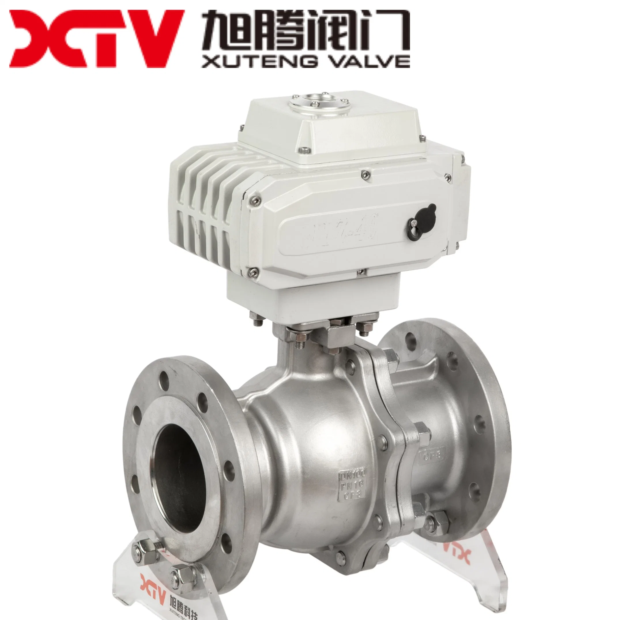 Xt Stainless Steel Flanged Floating Ball Valve with High Platform