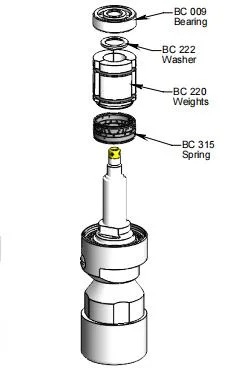 Spare Parts Mt010-Shaft Seal of Stoneage High Pressure Gopher Nozzle