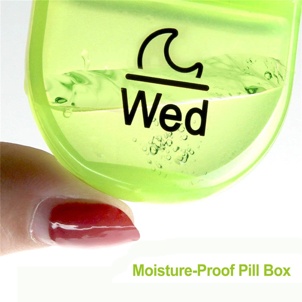 Affordable and Medical Pill Organizer Round Plastic Pill Case