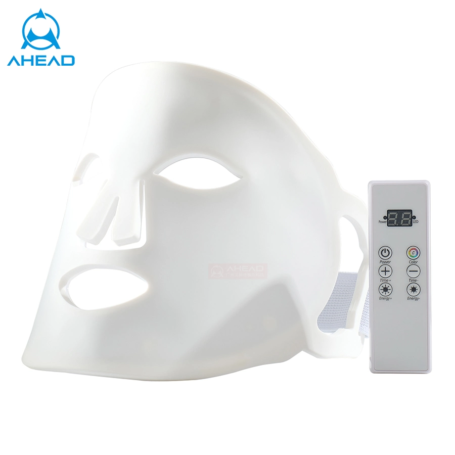 La máscara de cuidado de piel de Cara de luz LED de 7 colores de la máscara de belleza para el cuidado facial alta calidad de la máscara de la terapia de luz LED flexible