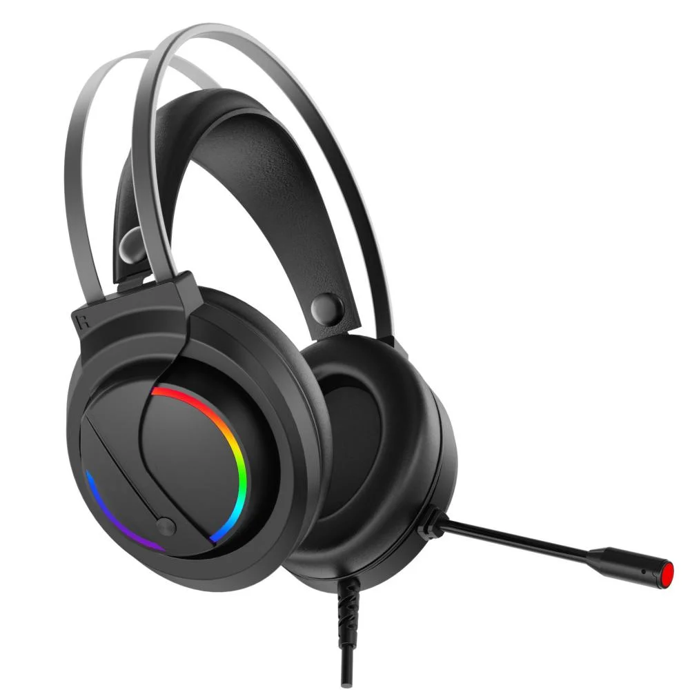 Auriculares Bluetooth ® para juegos con auricular estéreo de sonido envolvente LED RGB Light Ear Con micrófono