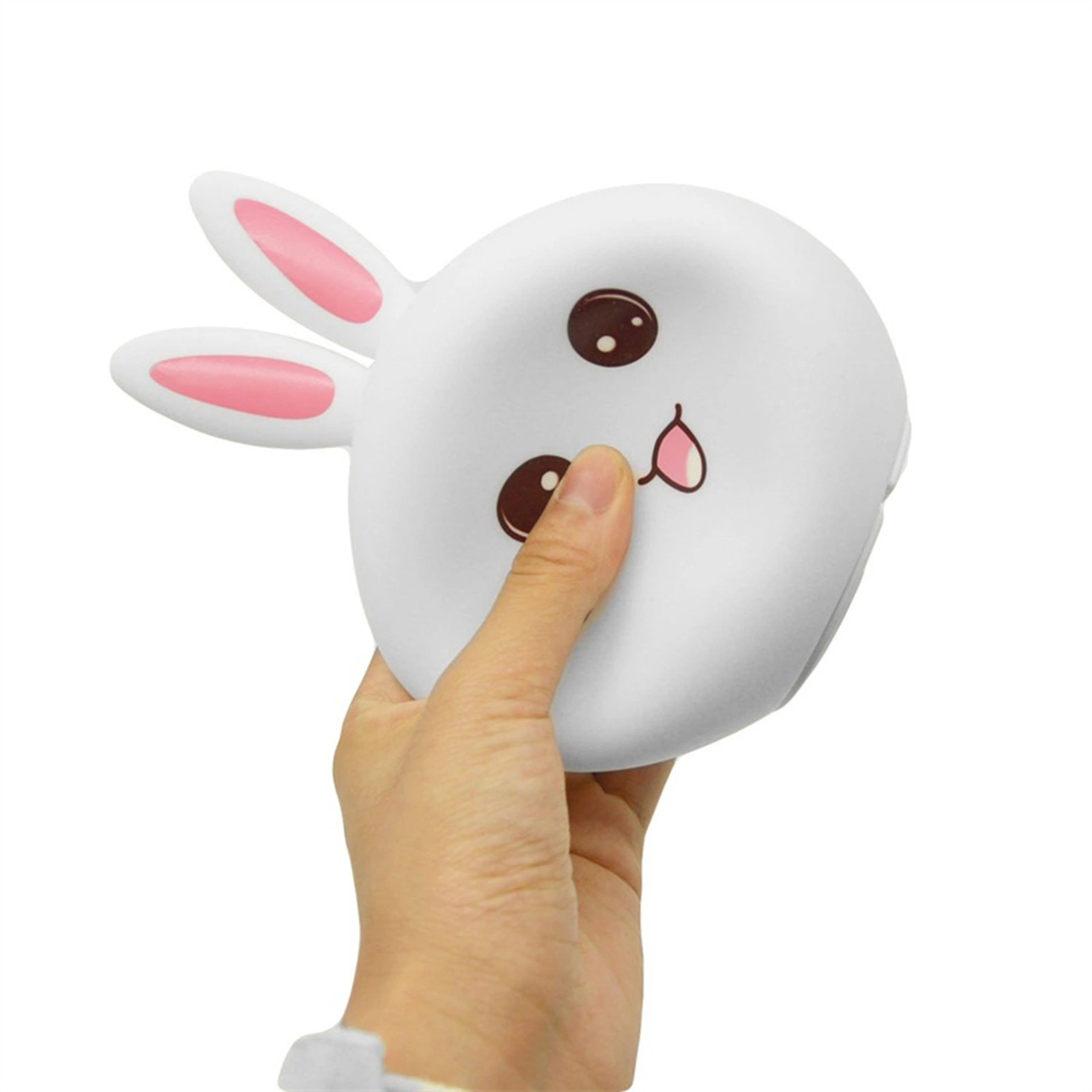 Kaninchen Silikon Lampe tragbare LED Bunny Lampe USB wiederaufladbar