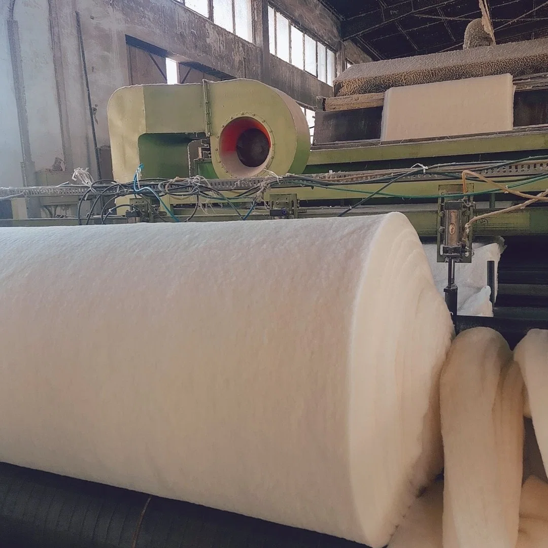 High Insulation Natural Kapok Fiber Polyester Textile Batting for Quilt Filling