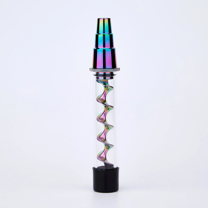 Hot Sale V12 Plus Twisty Glass Blunt Tobacco Pipes Vaporizer with Dry Herb Smoking Atomizer