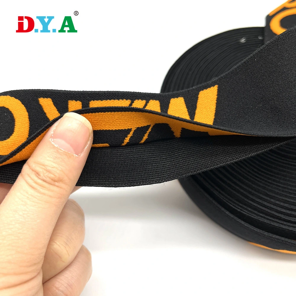 Factory Wholesale/Supplier 4cm Y-Type Open Side Custom Jacquard Elastic Band Double-Sided Velvet Elastic Pants Belt