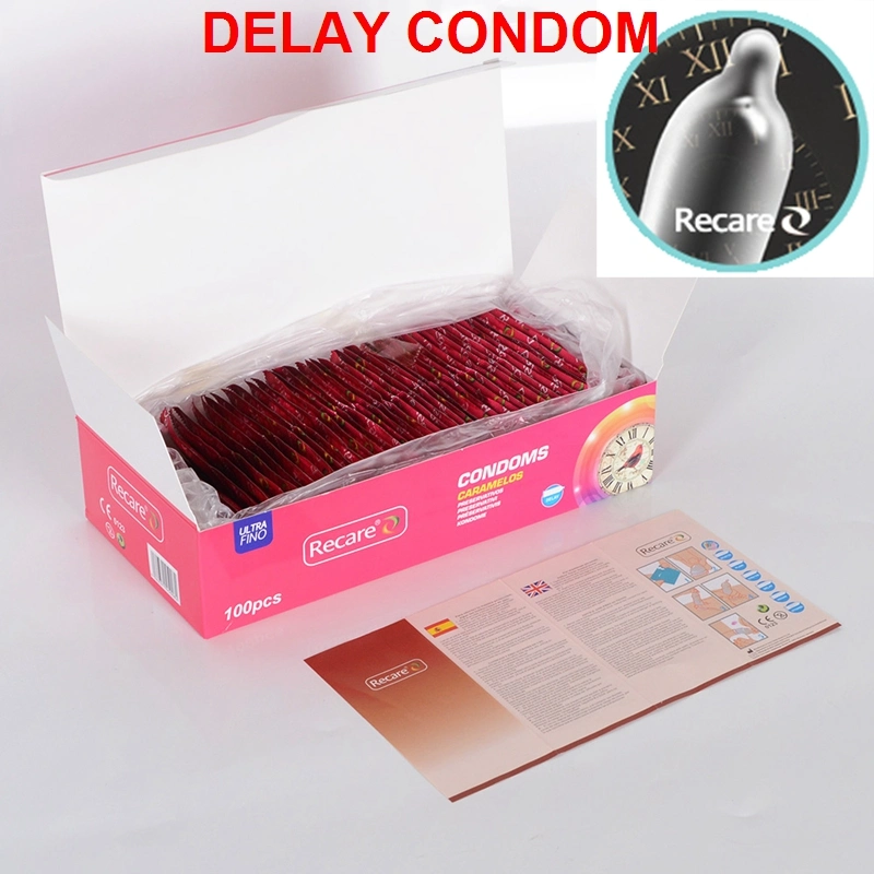 Long Time Prolong Private Label Natural Latex OEM Sex Delay Condom for Condom Wholesale/Supplierr