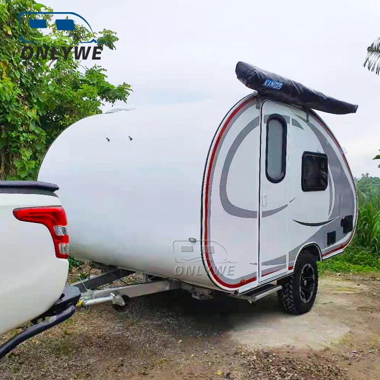 Nur EEC gültige Wohnwagen kleine Reise Anhänger Teardrop Anhänger Camper