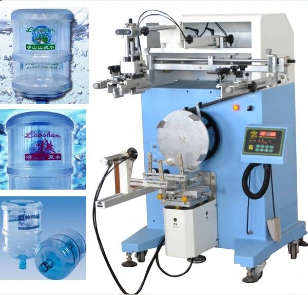 Mineral Water Bottle Screen Printer Serigraphy Printing Equipment