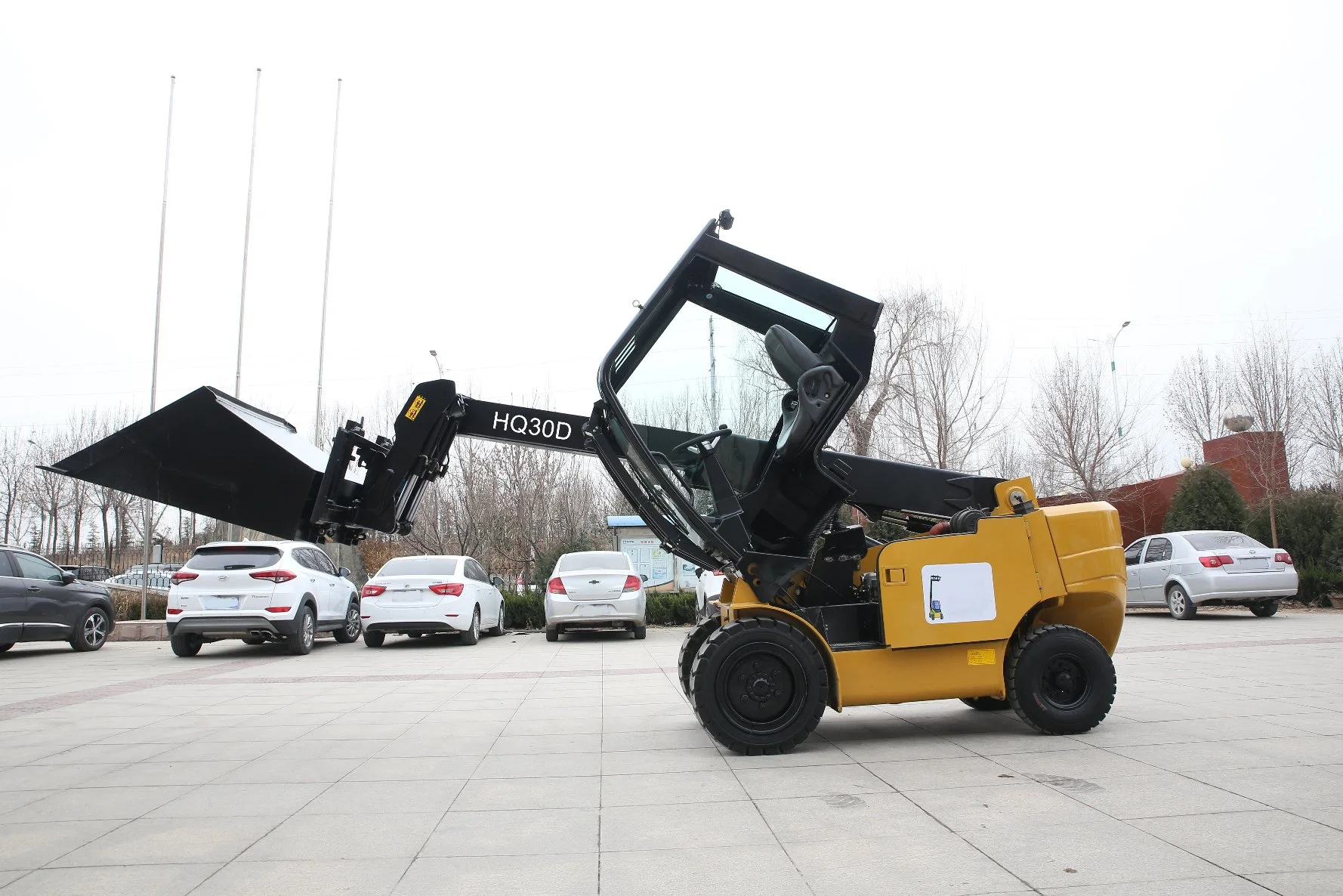 High Quality Mini (HQ30D) with CE Approvel Telescopic Forklift