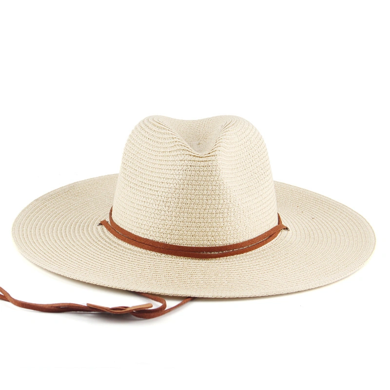 Wholesale Wide Brim Verano Protección del Sol paja sombreros Moda Unisex Sombreros de playa al aire libre