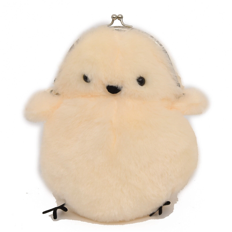 Chick Shape Single Shoulder Plush Bag Stuffed Coin Purse